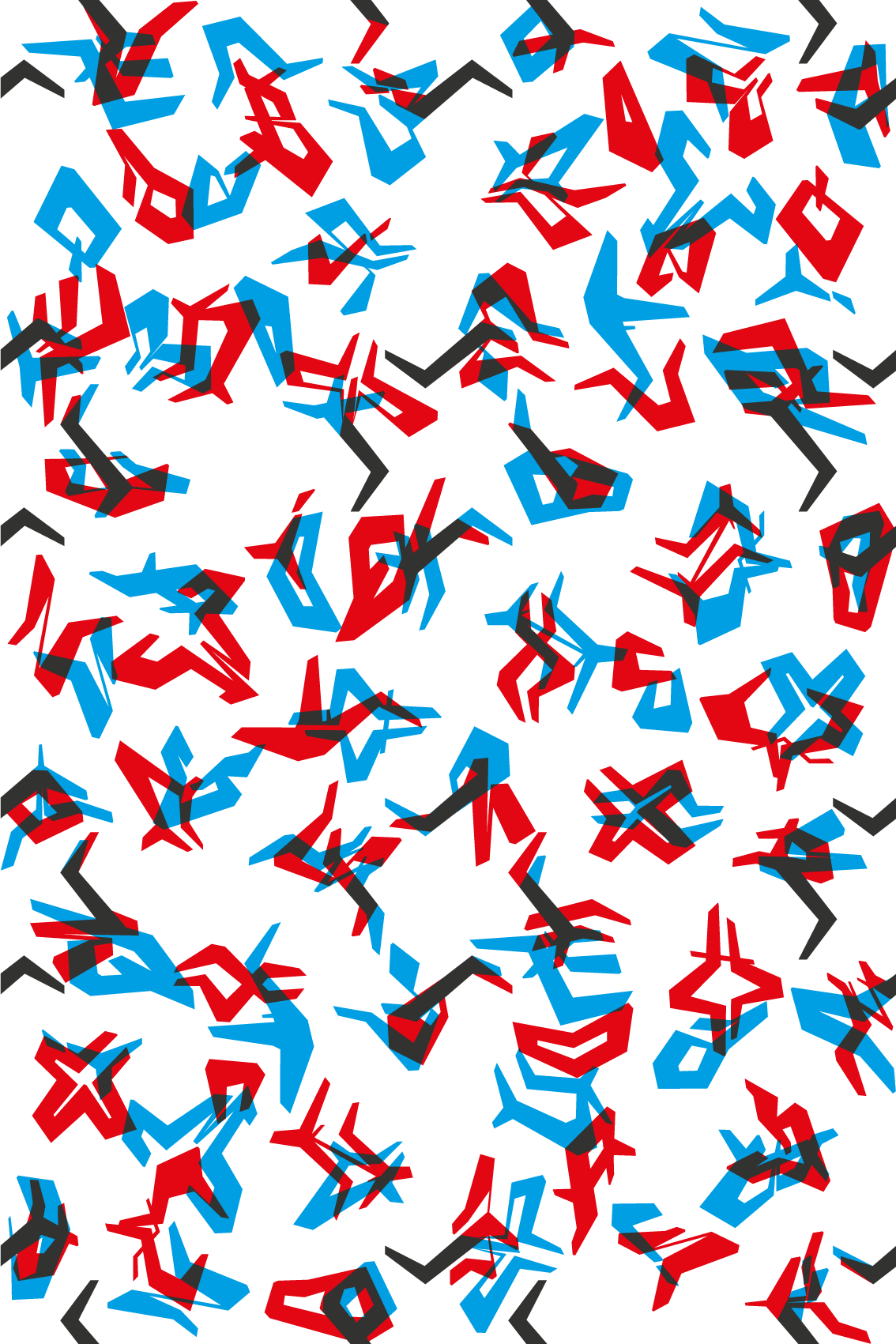 Silk screen graffiti